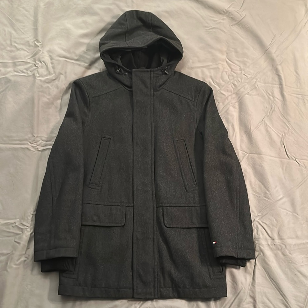 Tommy Hilfiger Heavy Wool Blend Parka